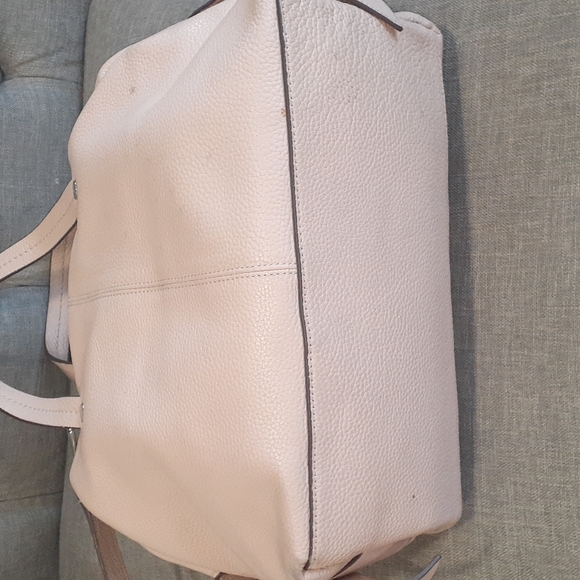 J.crew bristol  pebble pale pink  leather women's  satchel handbag - Picture 13 of 17